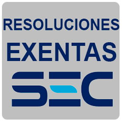 Resoluciones exentas SEC