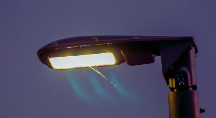 Iluminación publica en Chile